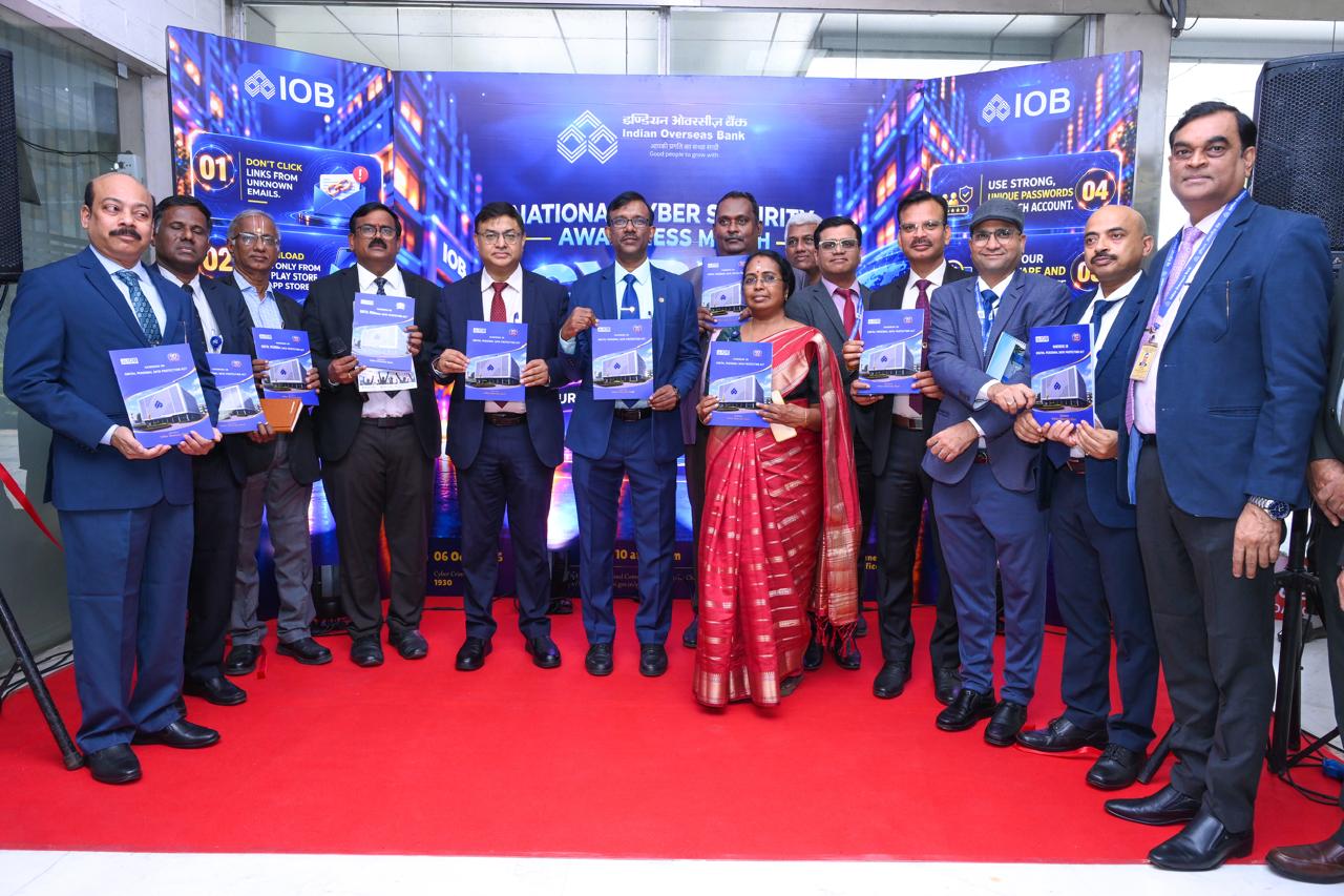 Indian Overseas Bank Observes National Cyber Security Awareness Month with Cyber Carnival
