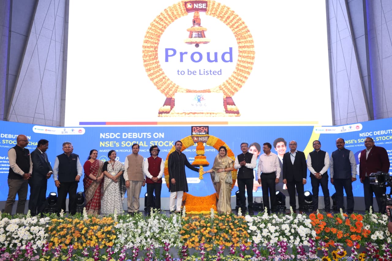 Jayant Chaudhary Marks NSDC’s Debut on NSE Social Stock Exchange to Boost Skill Development Financing