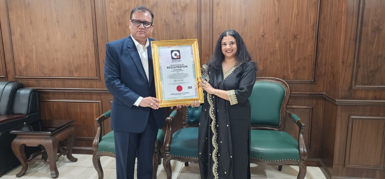 AQC certifies Red FM